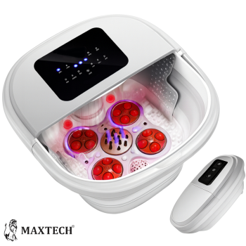 Masażer wodny do stóp HYDROMASAŻ Składany z shiatsu  + pilot  MAX-S3